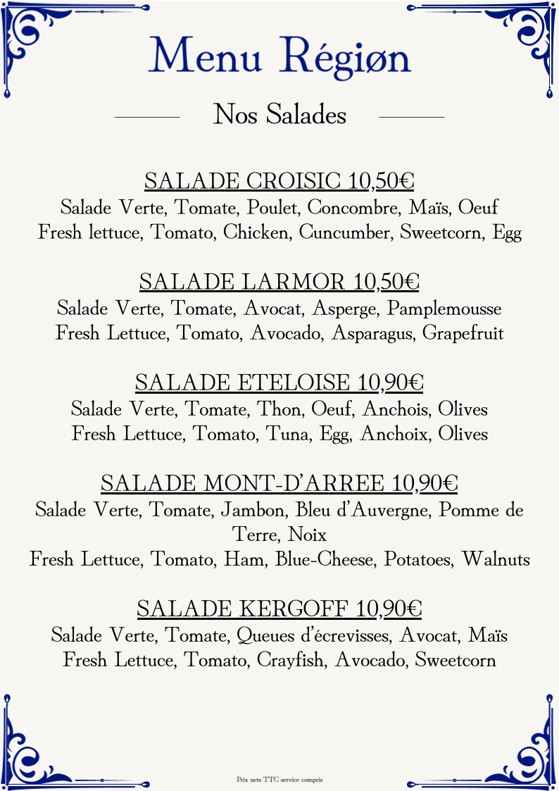 Regiøn (Restaurant, crêperie café & bubble Tea) menu 4