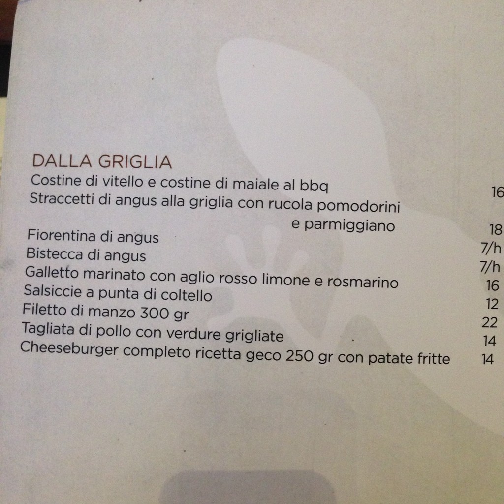 Geco Ristorante menu 5