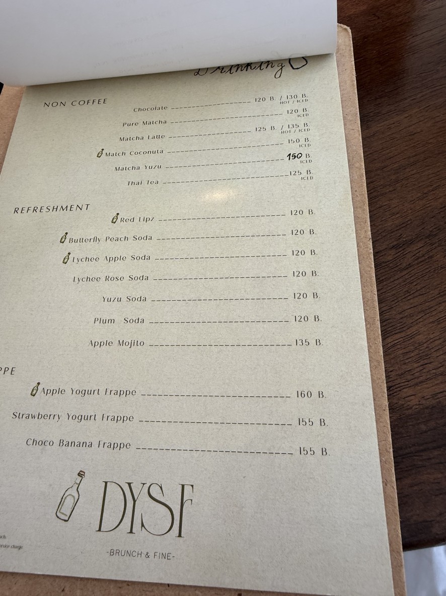 DYSF Brunch & Fine menu 2