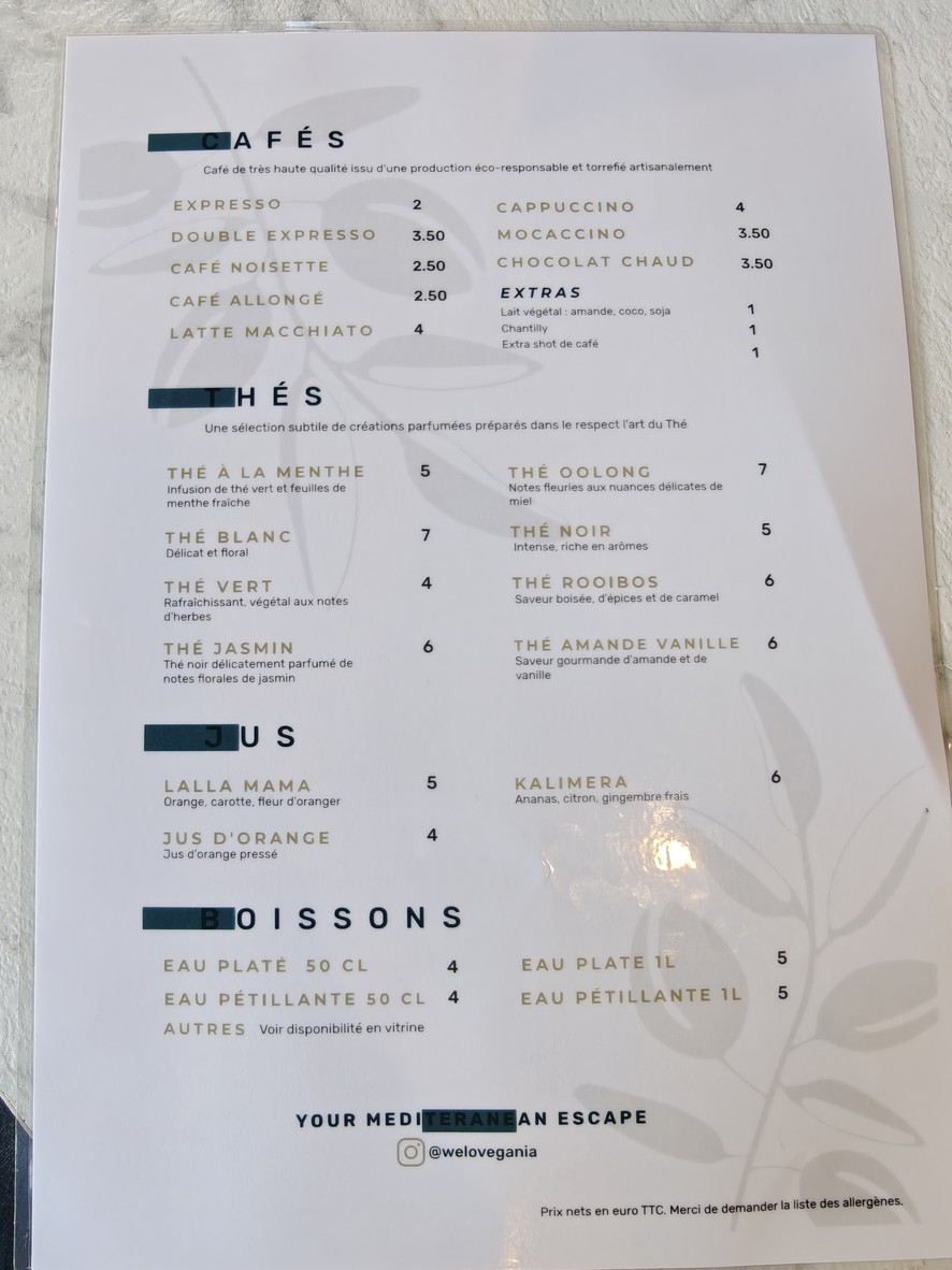 Gania menu 2