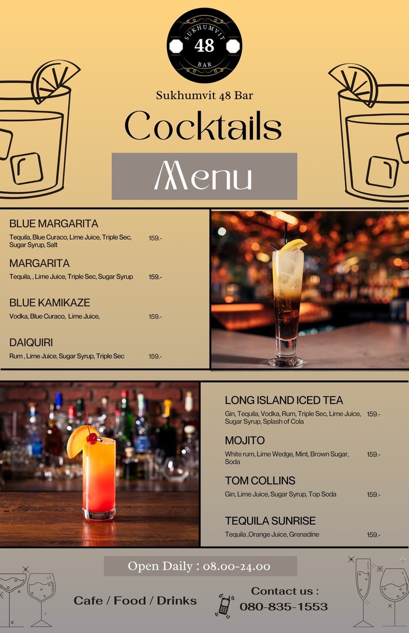 Sukhumvit 48 Bar menu 4