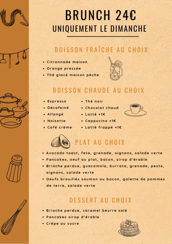 AU PÈRE FOUETTARD menu 2