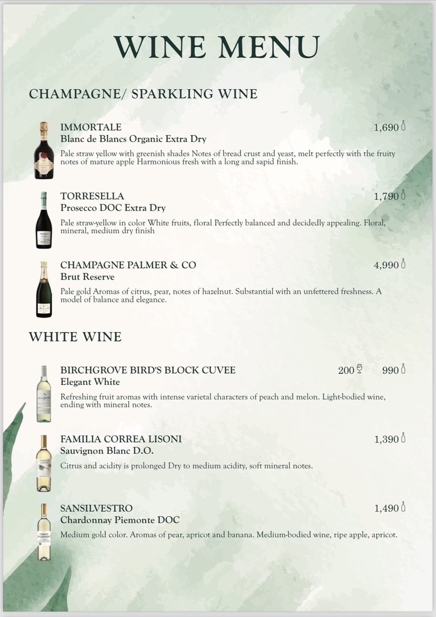 Royal Princess Cruise menu 2