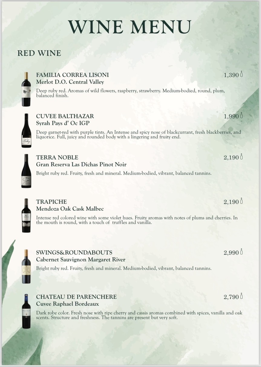 Royal Princess Cruise menu 4