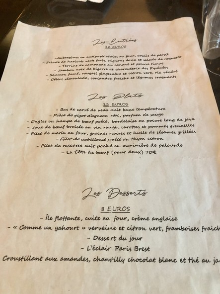 Restaurant Chez Lionel Paris 6