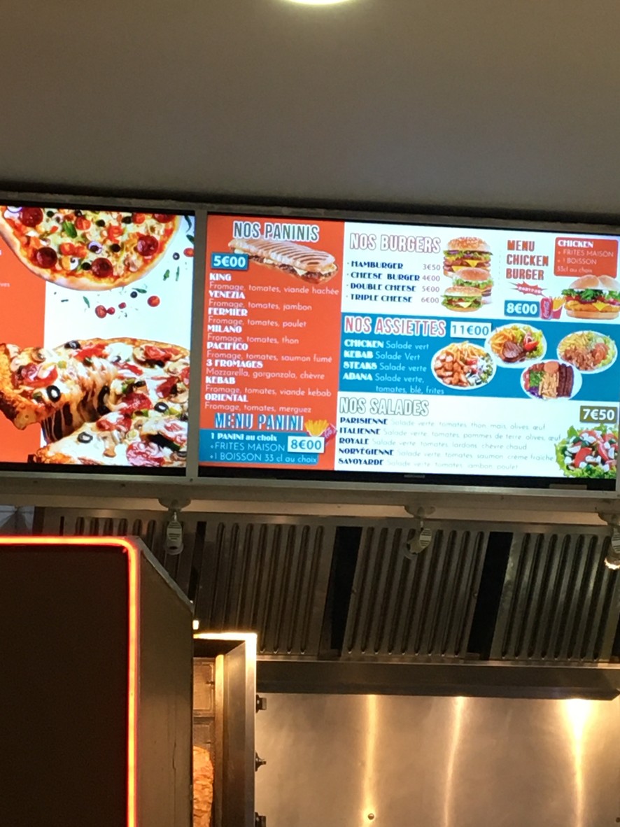 Les Orangeres menu 3