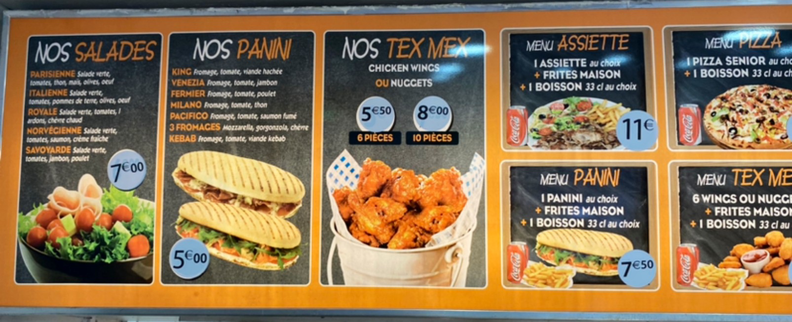Les Orangeres menu 4