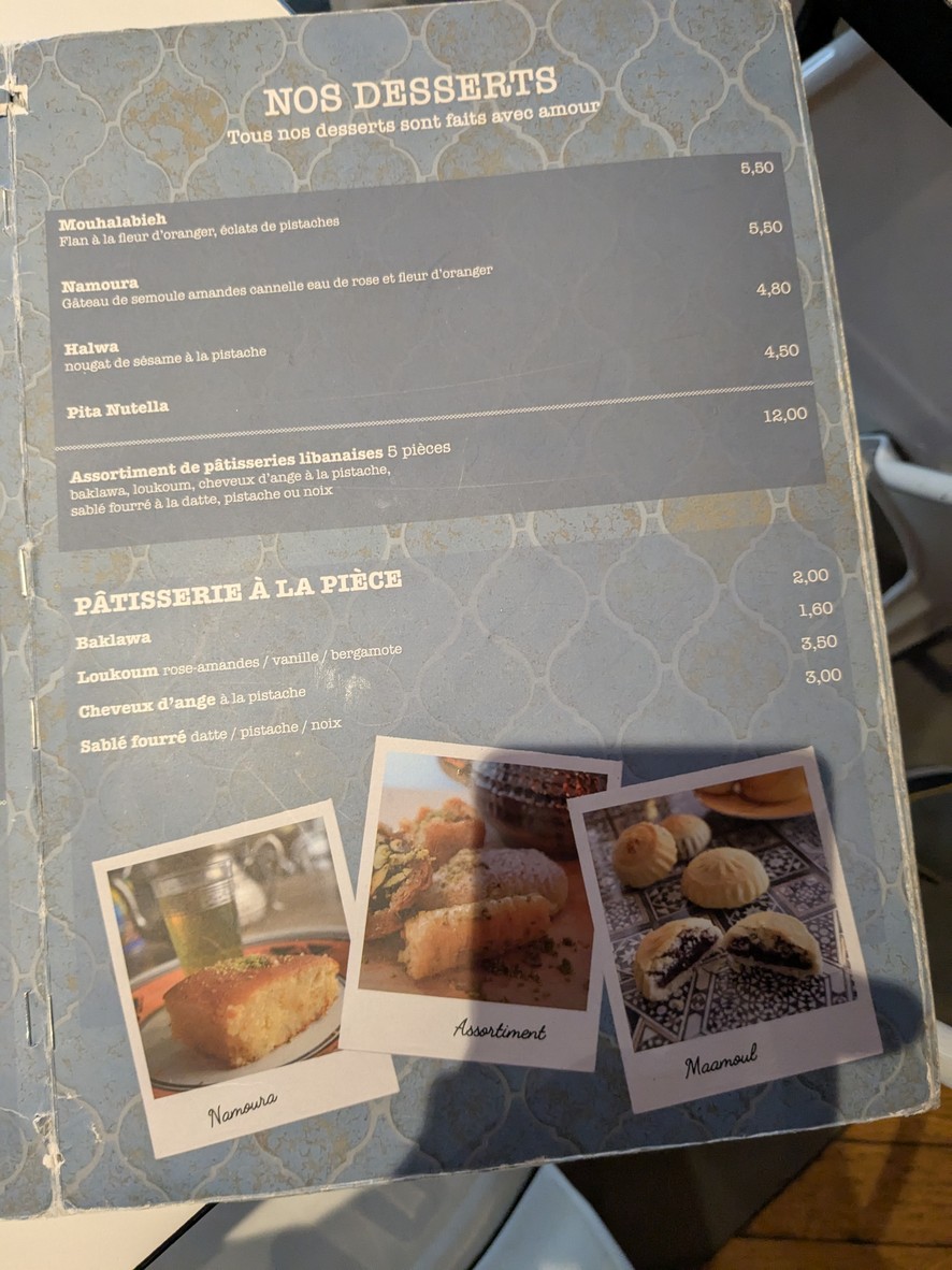 El Artesano Libanés menu 4