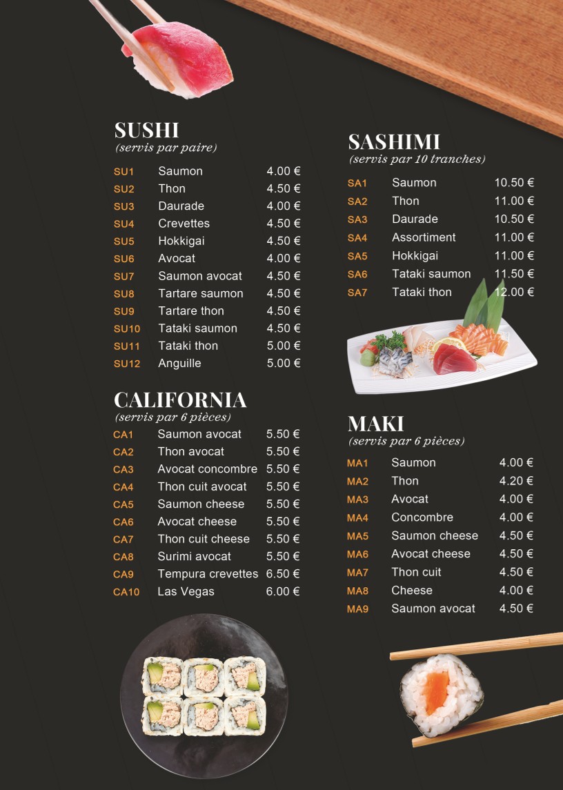 Otoko yama menu 2
