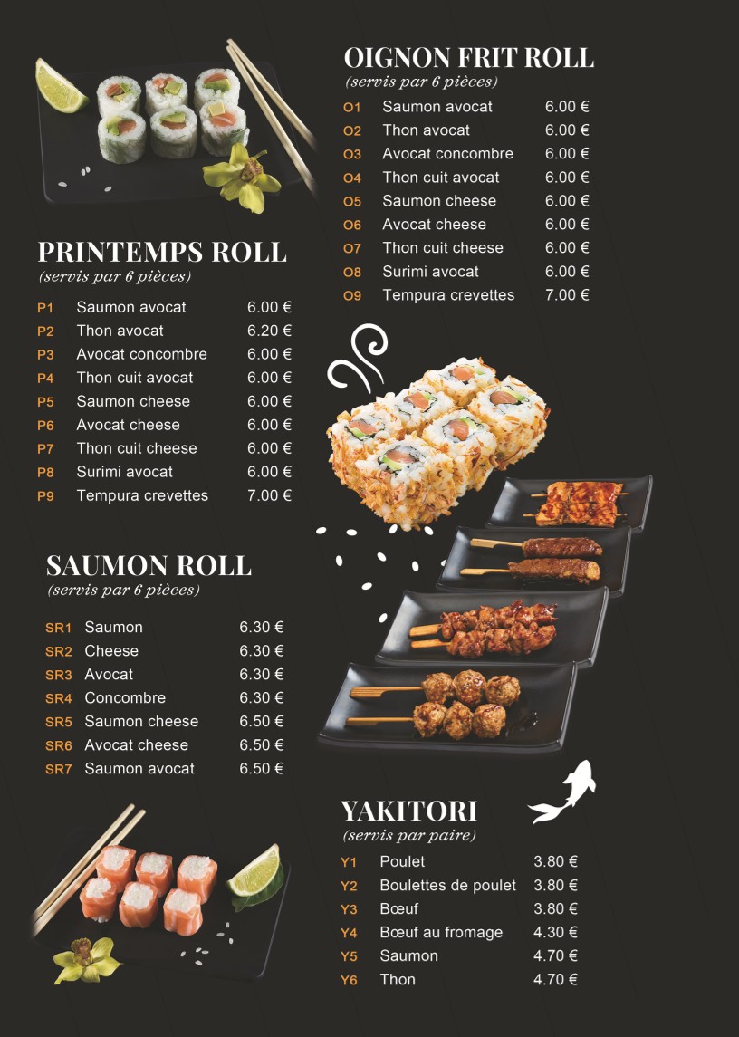 Otoko yama menu 3