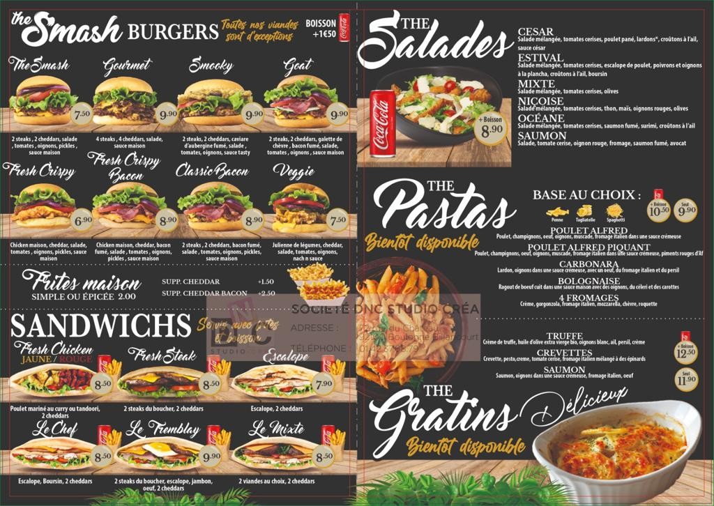 The Smash menu 2