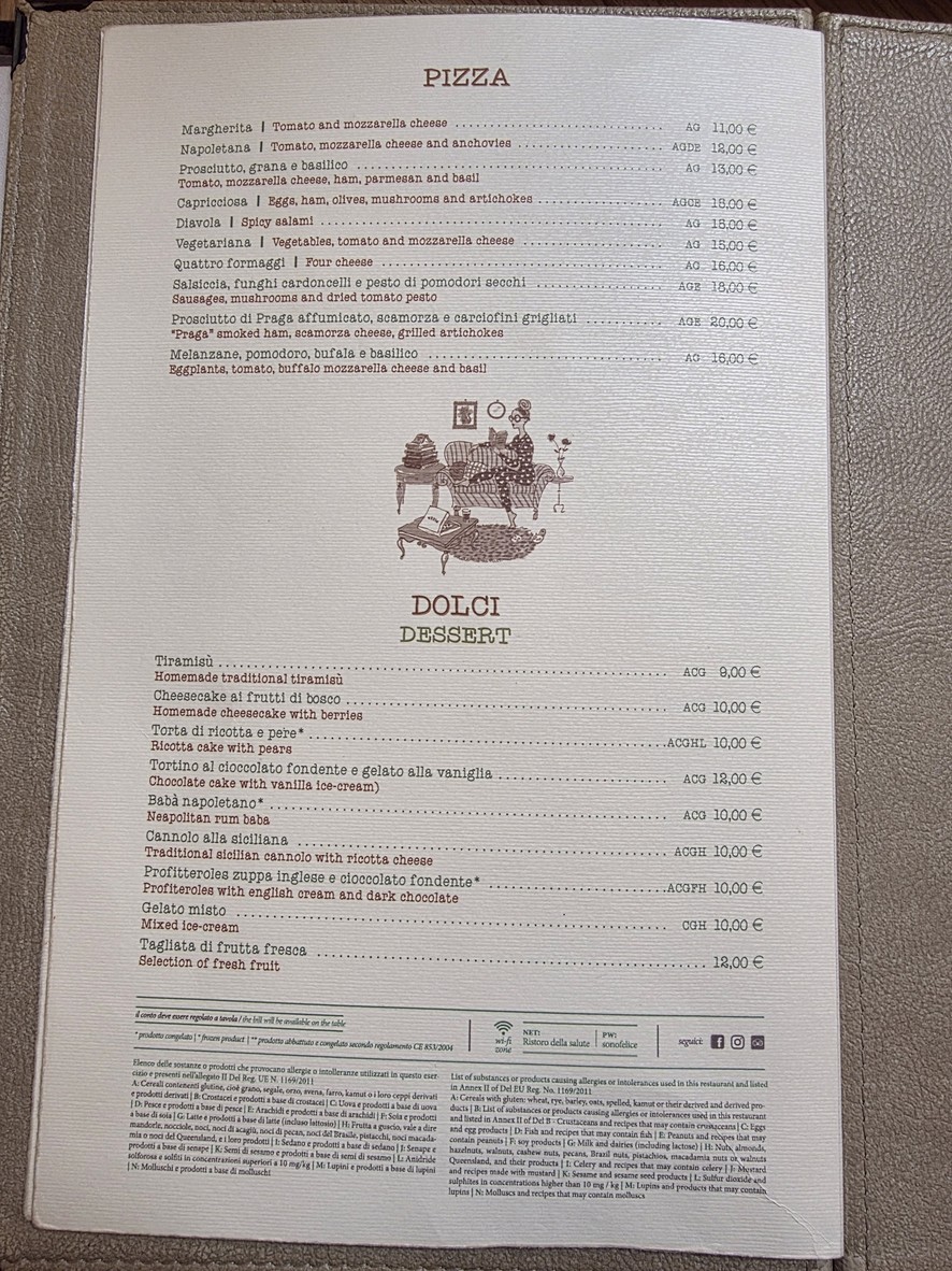 Ristoro Della Salute menu 3