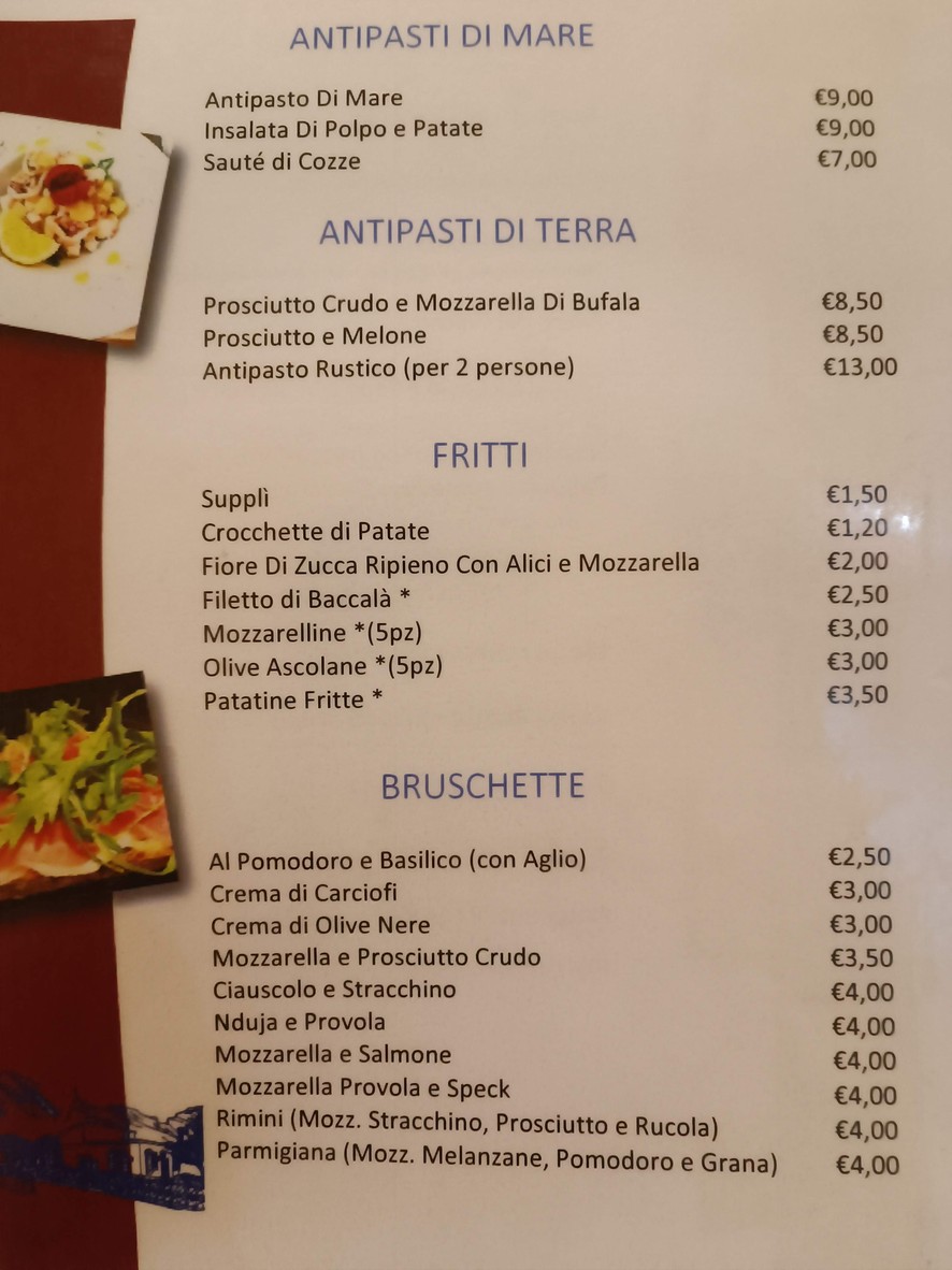 Al Giardino D'Abruzzo menu 1