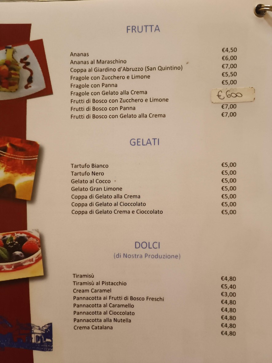 Al Giardino D'Abruzzo menu 6