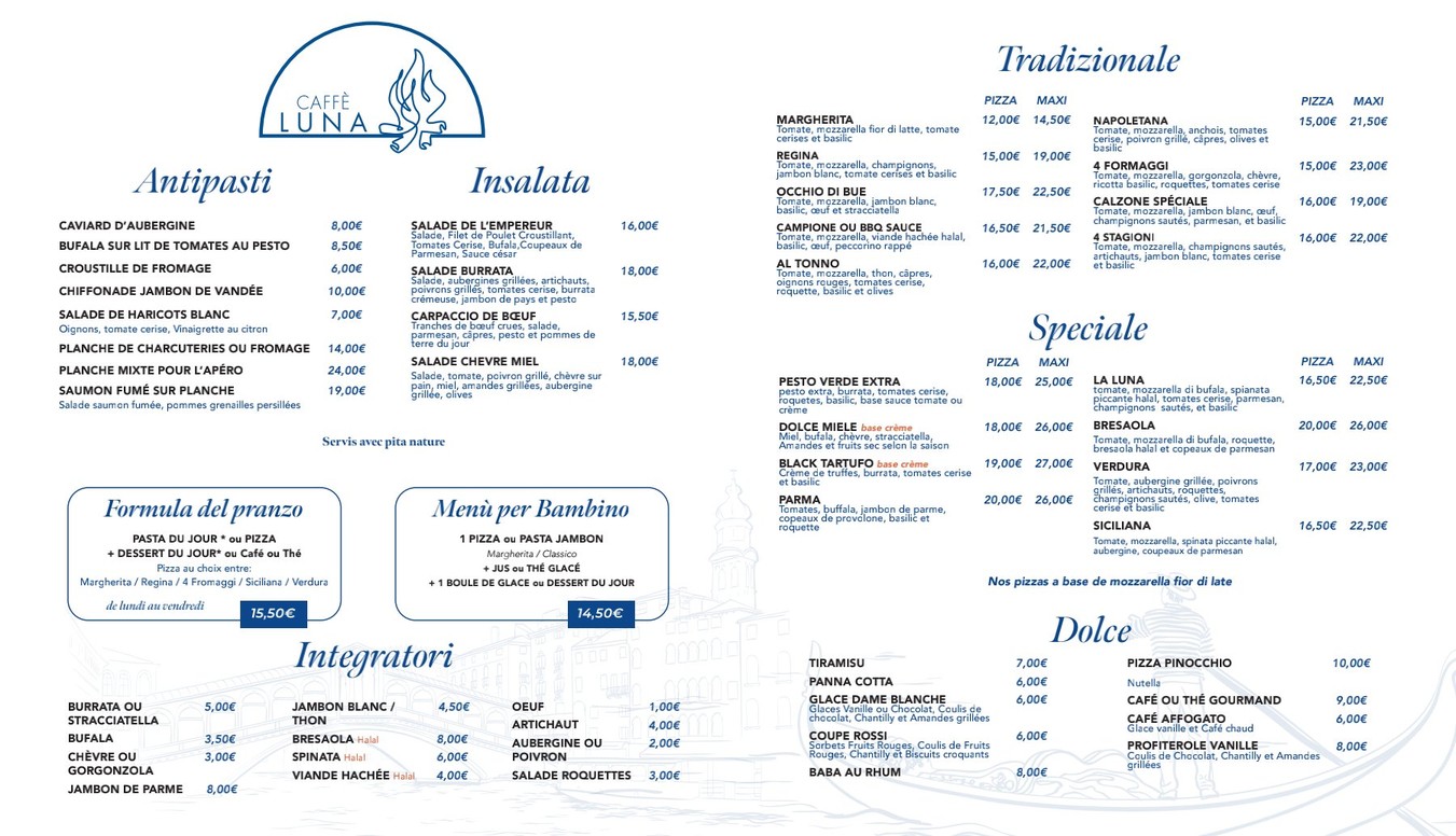 Caffè luna menu 2