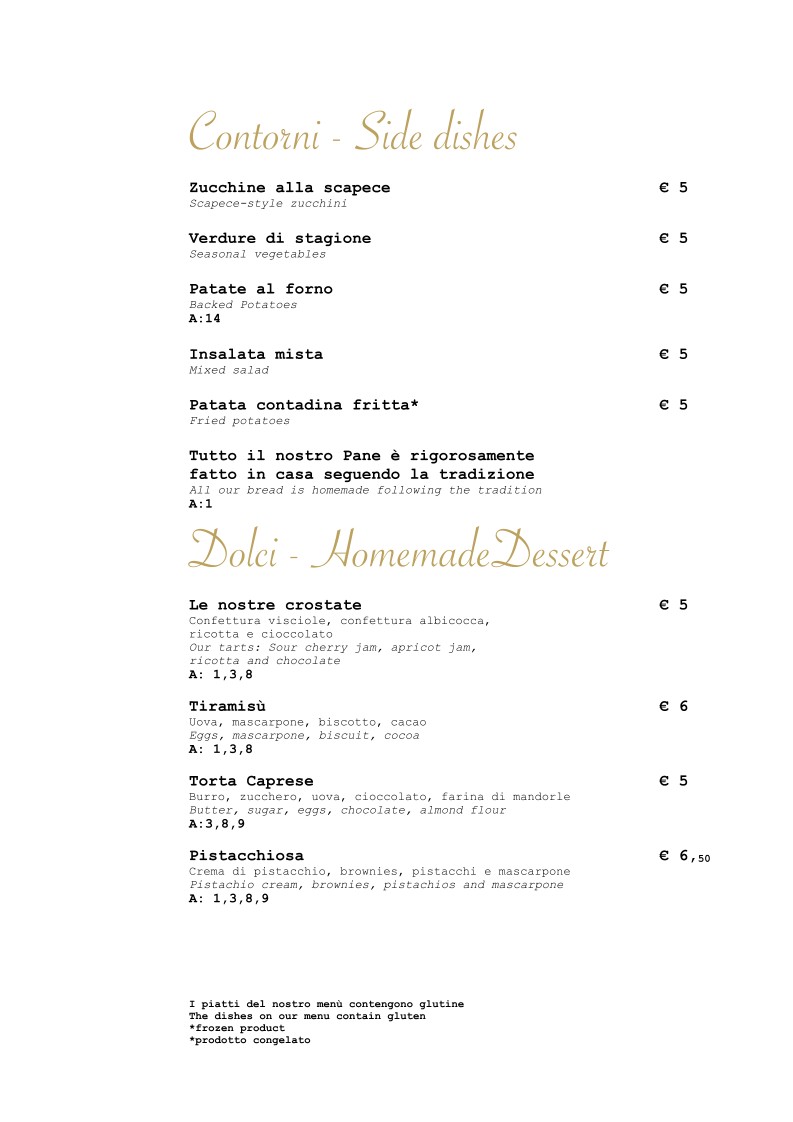Il Salotto del Colosseo menu 6