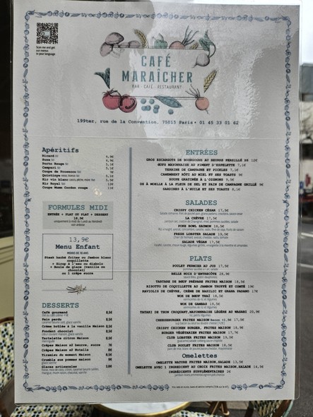 Café Maraîcher