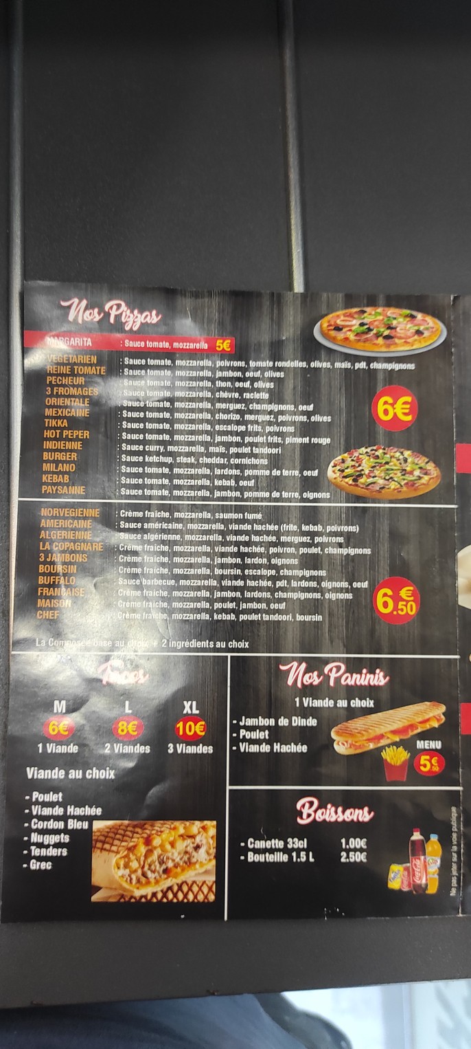 La crêpes menu 2