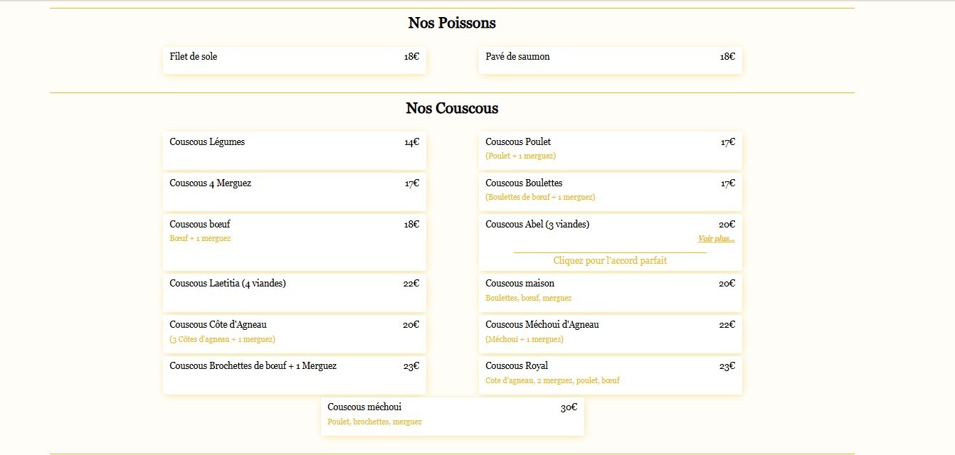 ABEL Montmartre menu 5