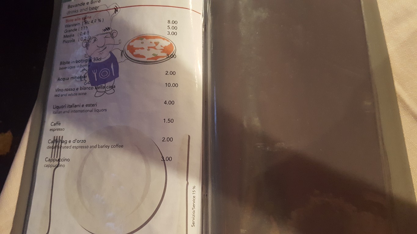 Il Vignola menu 6