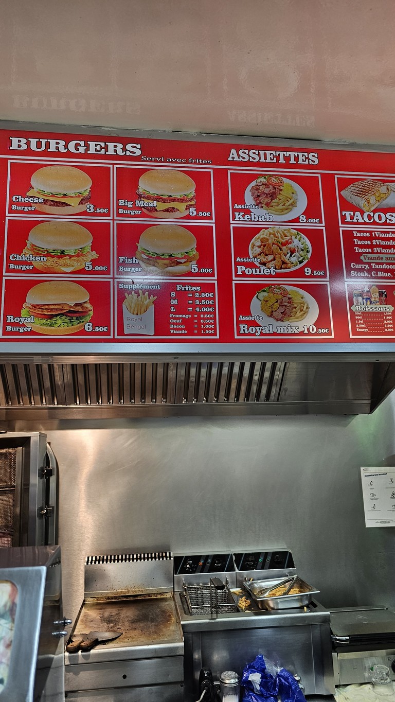 Royal Bengal menu 2