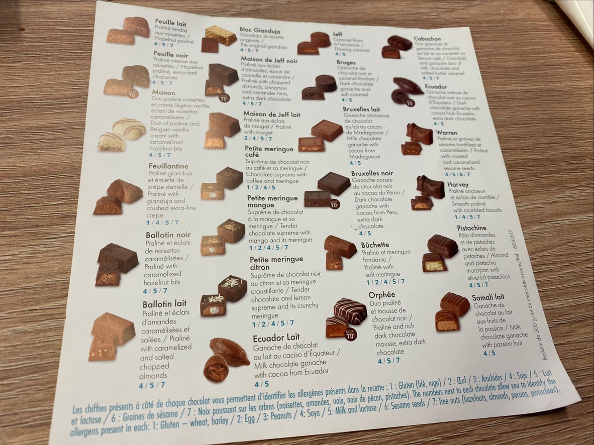 Jeff de Bruges menu 1