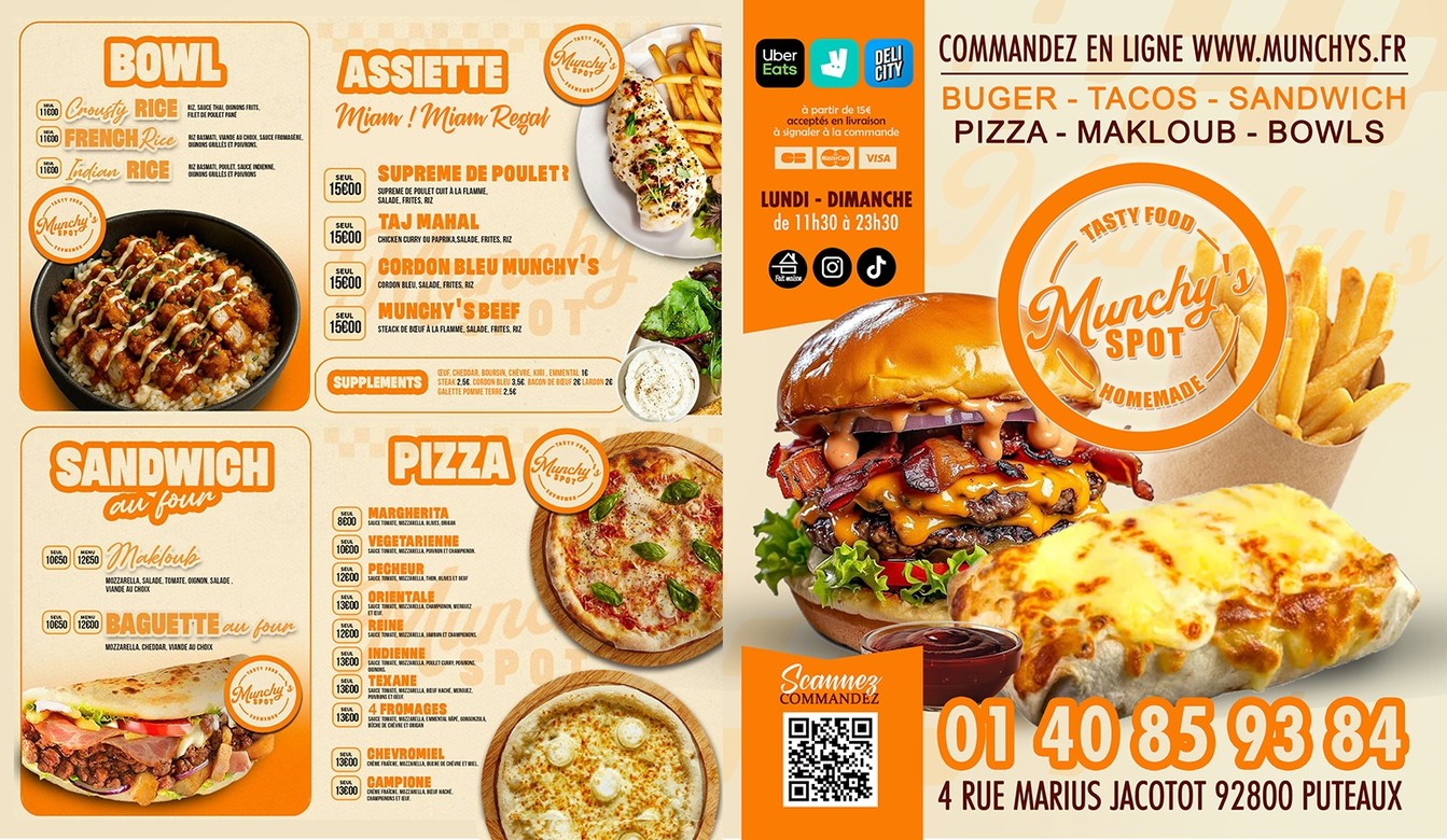 Munchy's menu 1