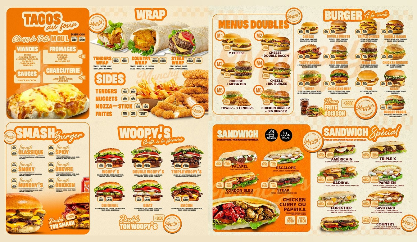 Munchy's menu 2
