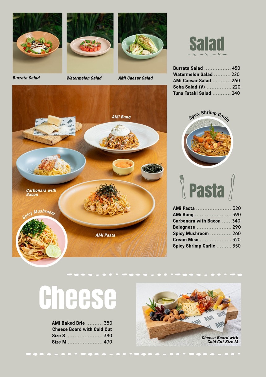 AMI Brunch & Bubbles menu 3