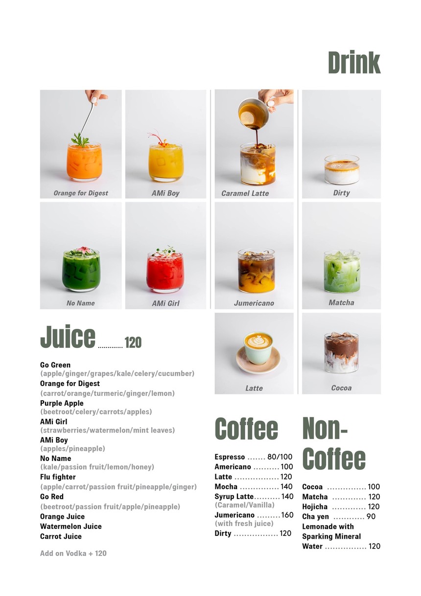 AMI Brunch & Bubbles menu 4