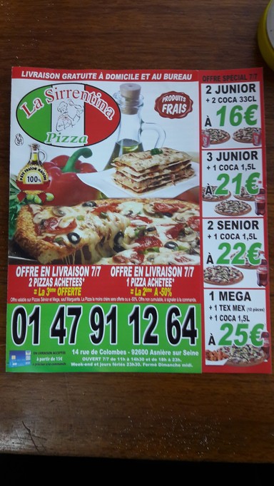 Pizza La Sirrentina