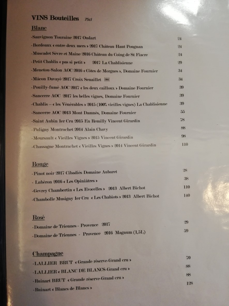 Criée 92 Poissonnerie/Restaurant/Traiteur menu 2