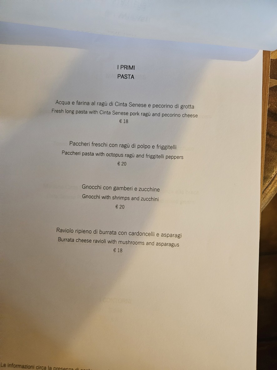 L'Archeologia menu 2