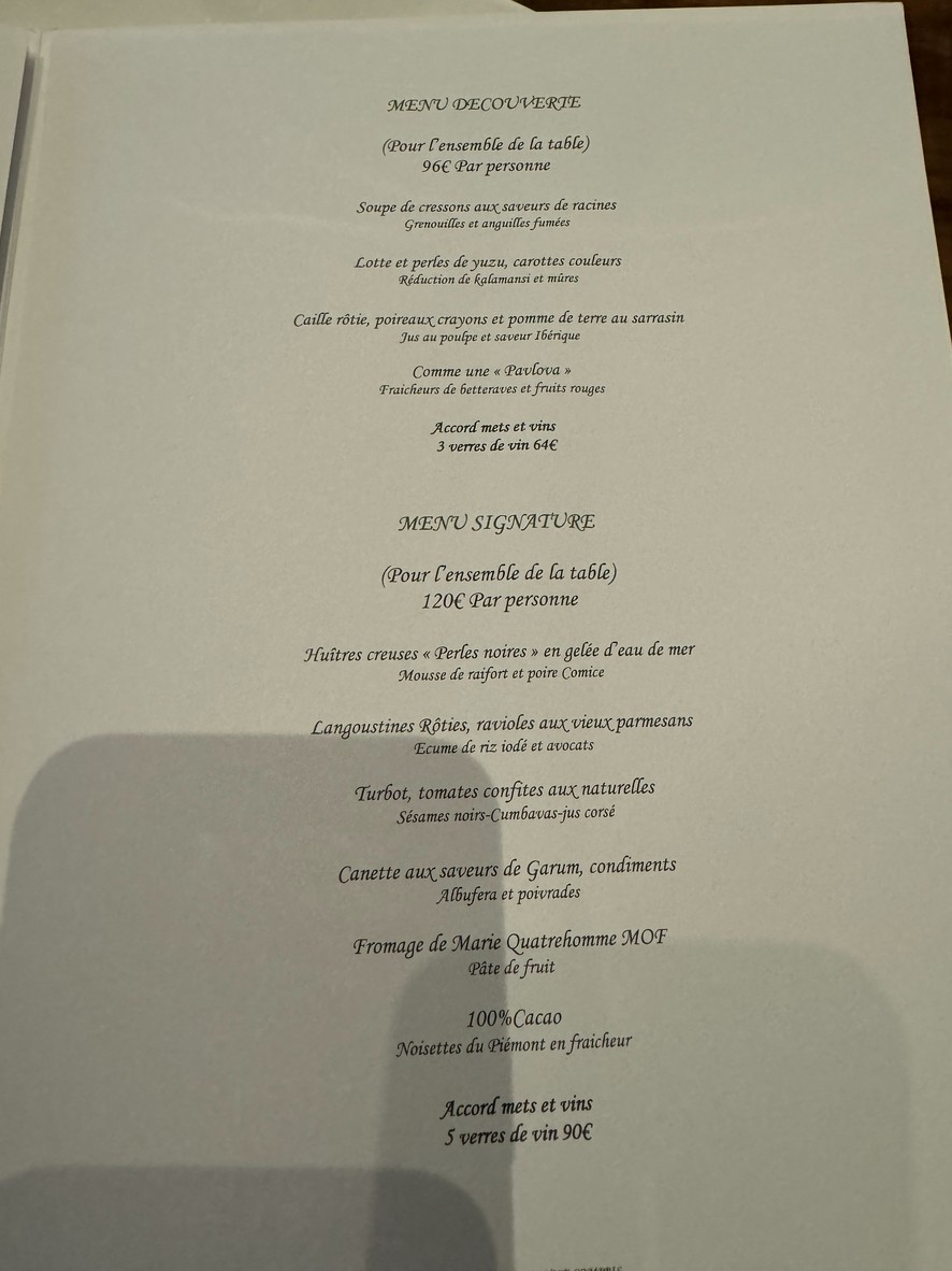 Auguste menu 2