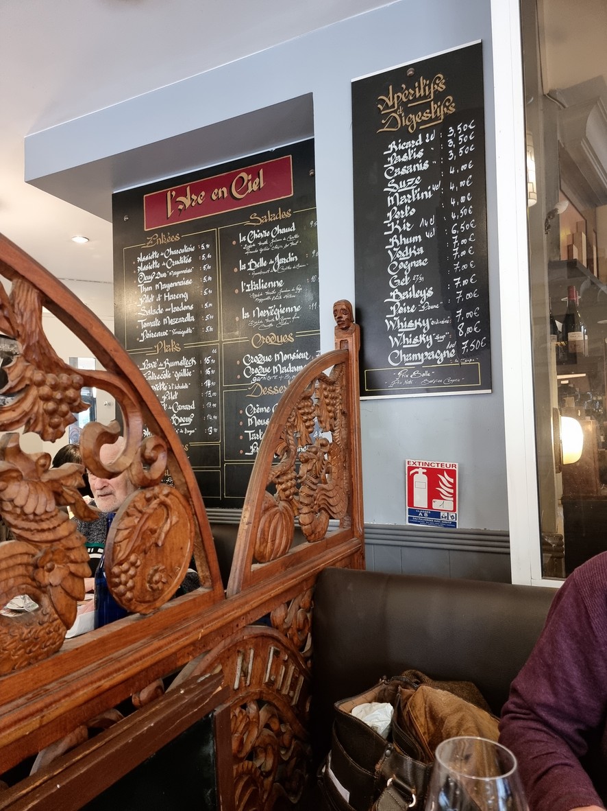 L'Arc En Ciel menu 1