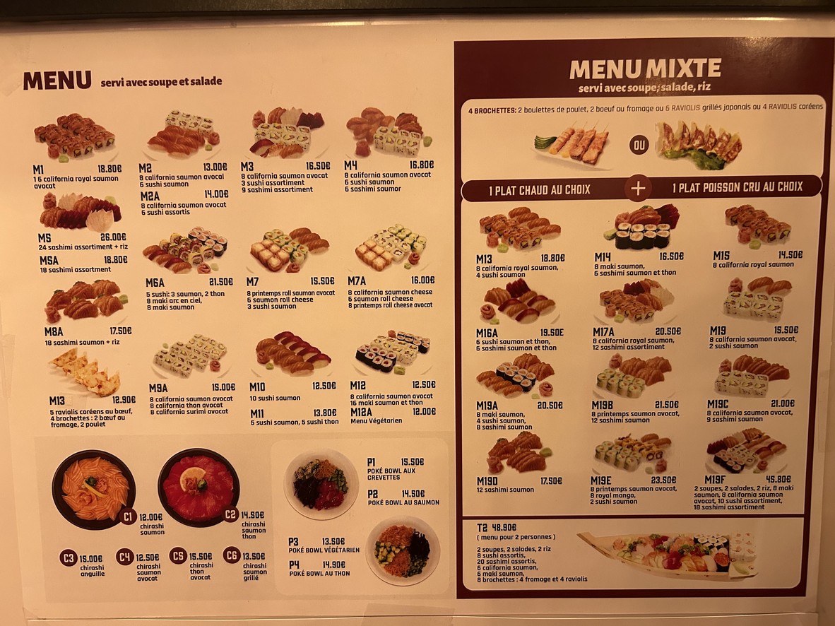 O'Ye Tea House menu 1