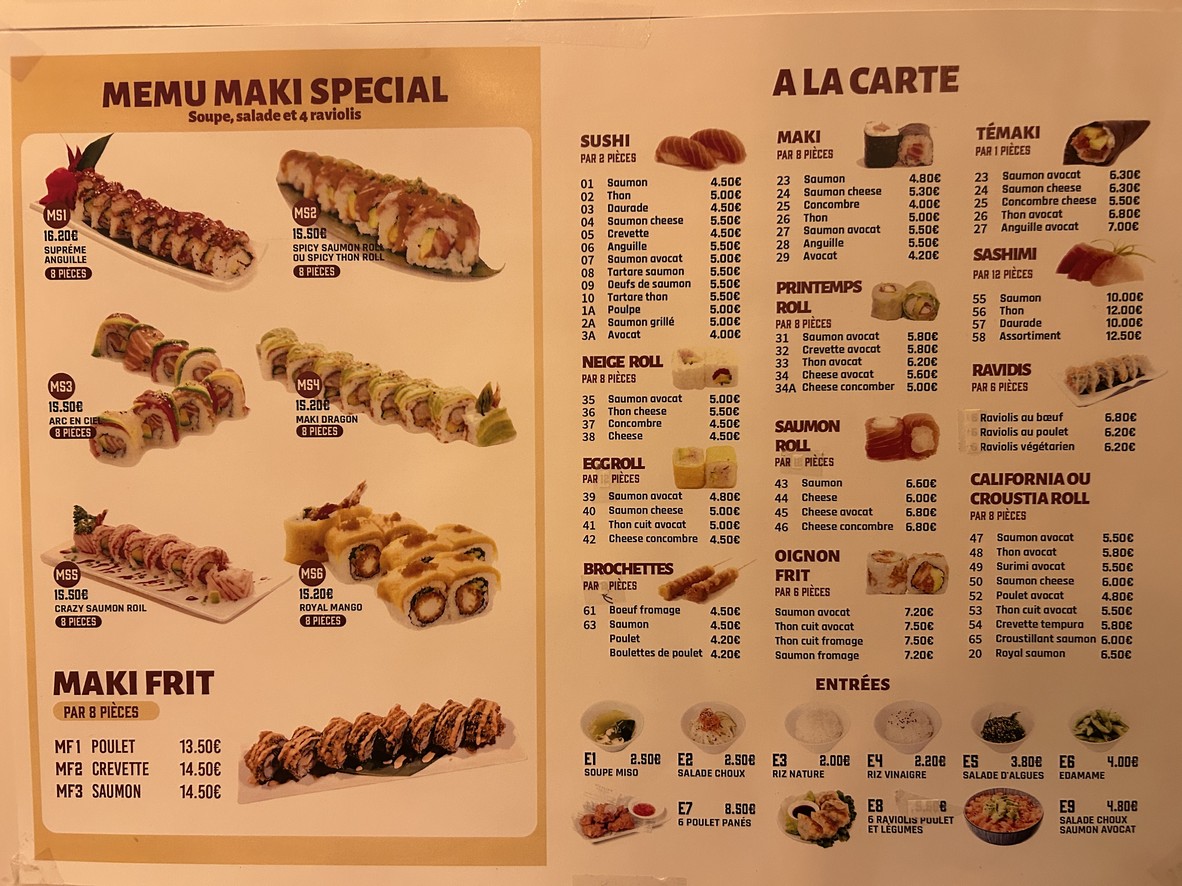 O'Ye Tea House menu 2