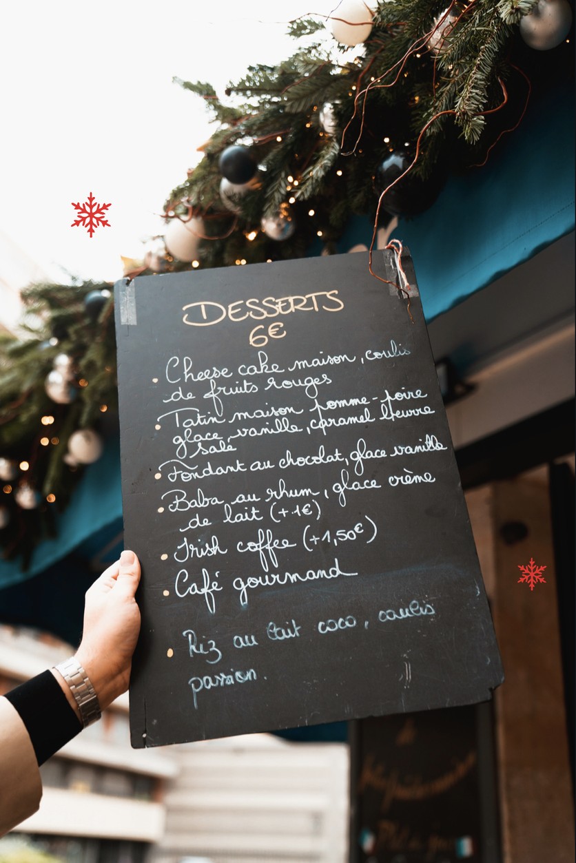 La Cesta menu 2