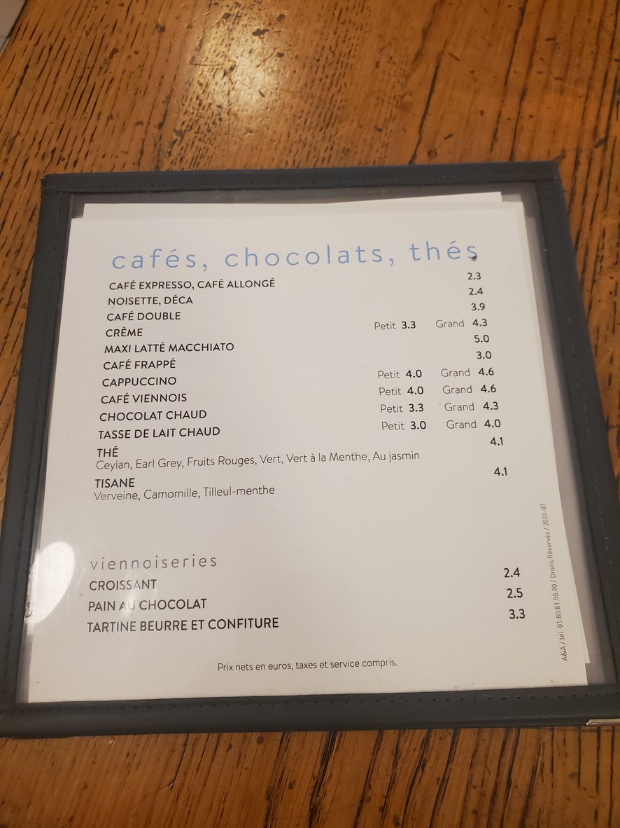 La Cesta menu 4