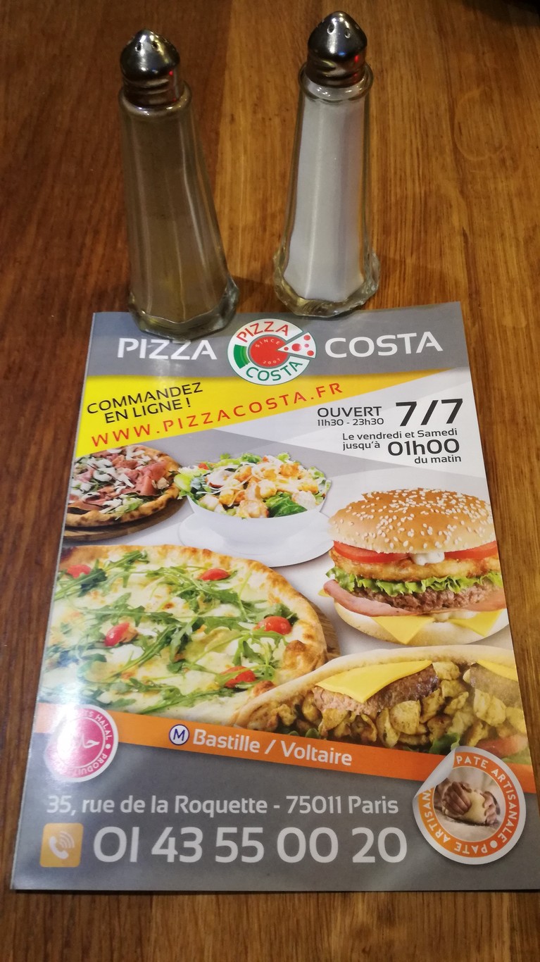 Pizza Costa menu 1