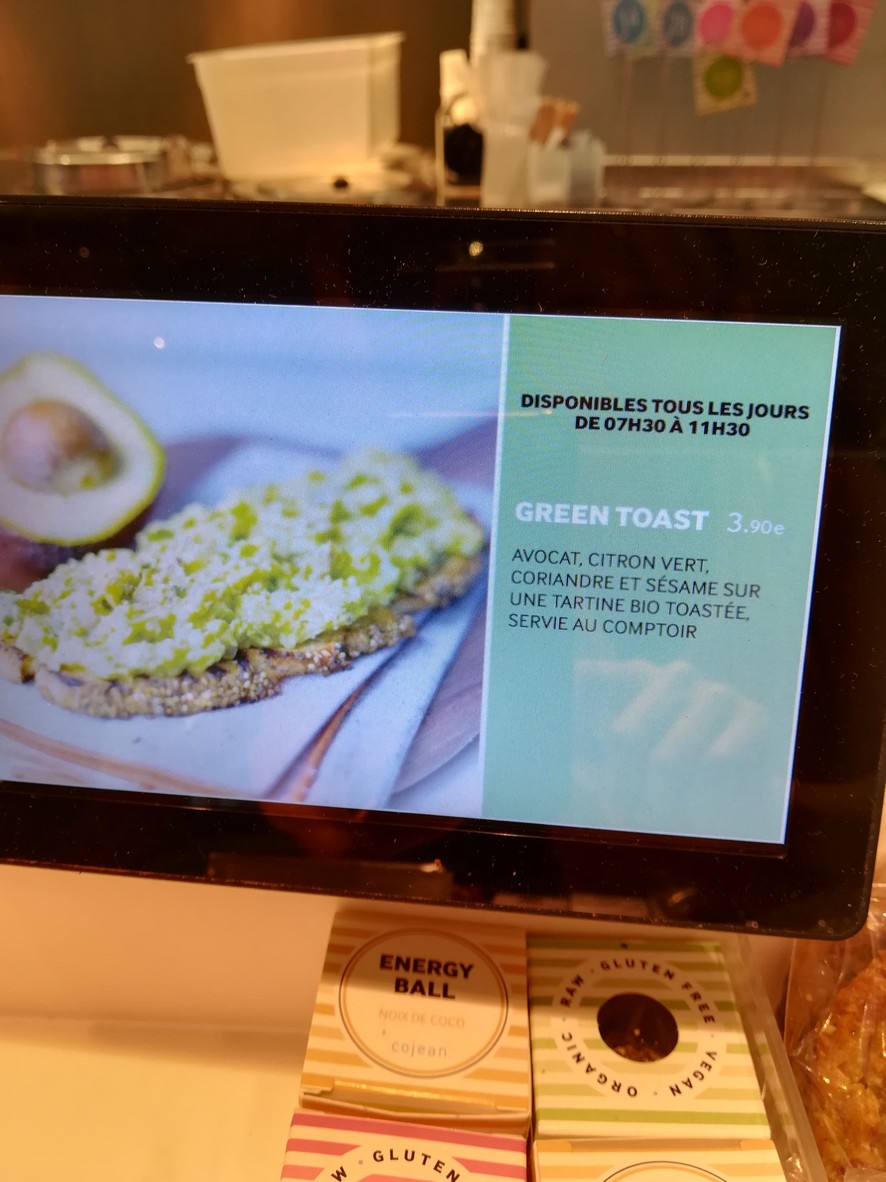Cojean menu 1