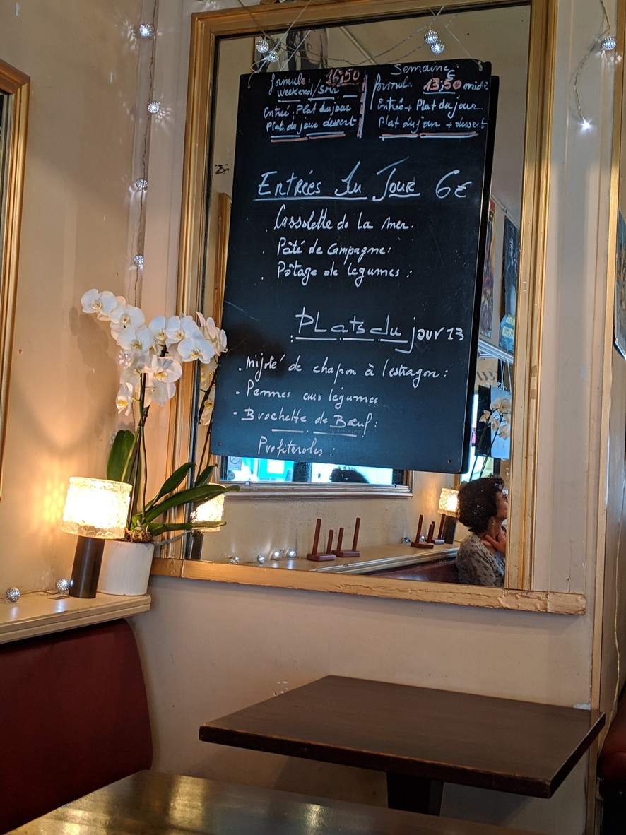 Café noisette menu 1