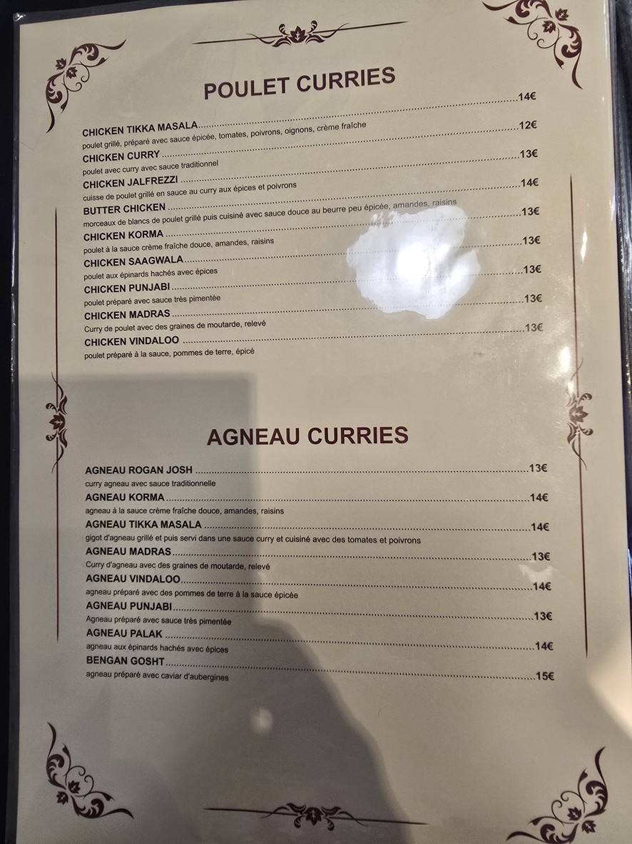 Restaurant Everest menu 6