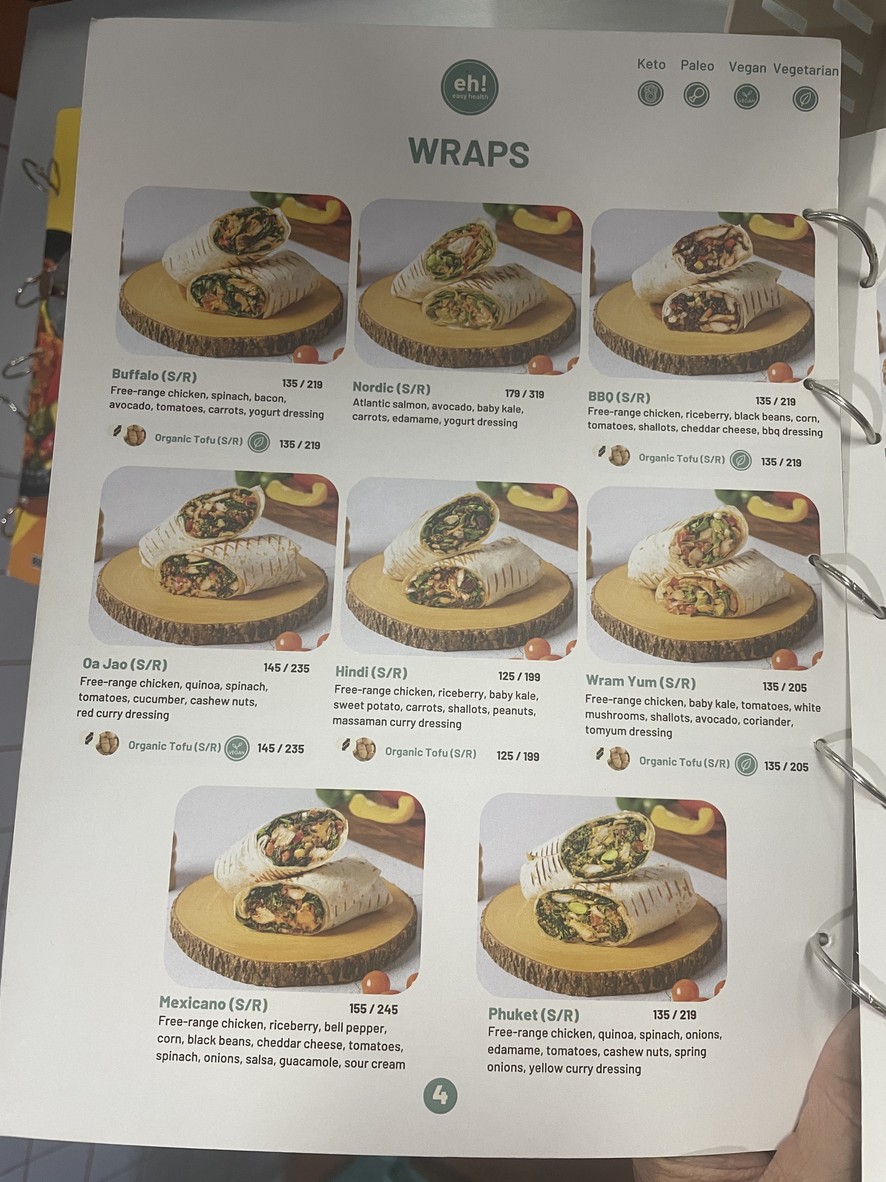 Easy Health Asoke menu 3