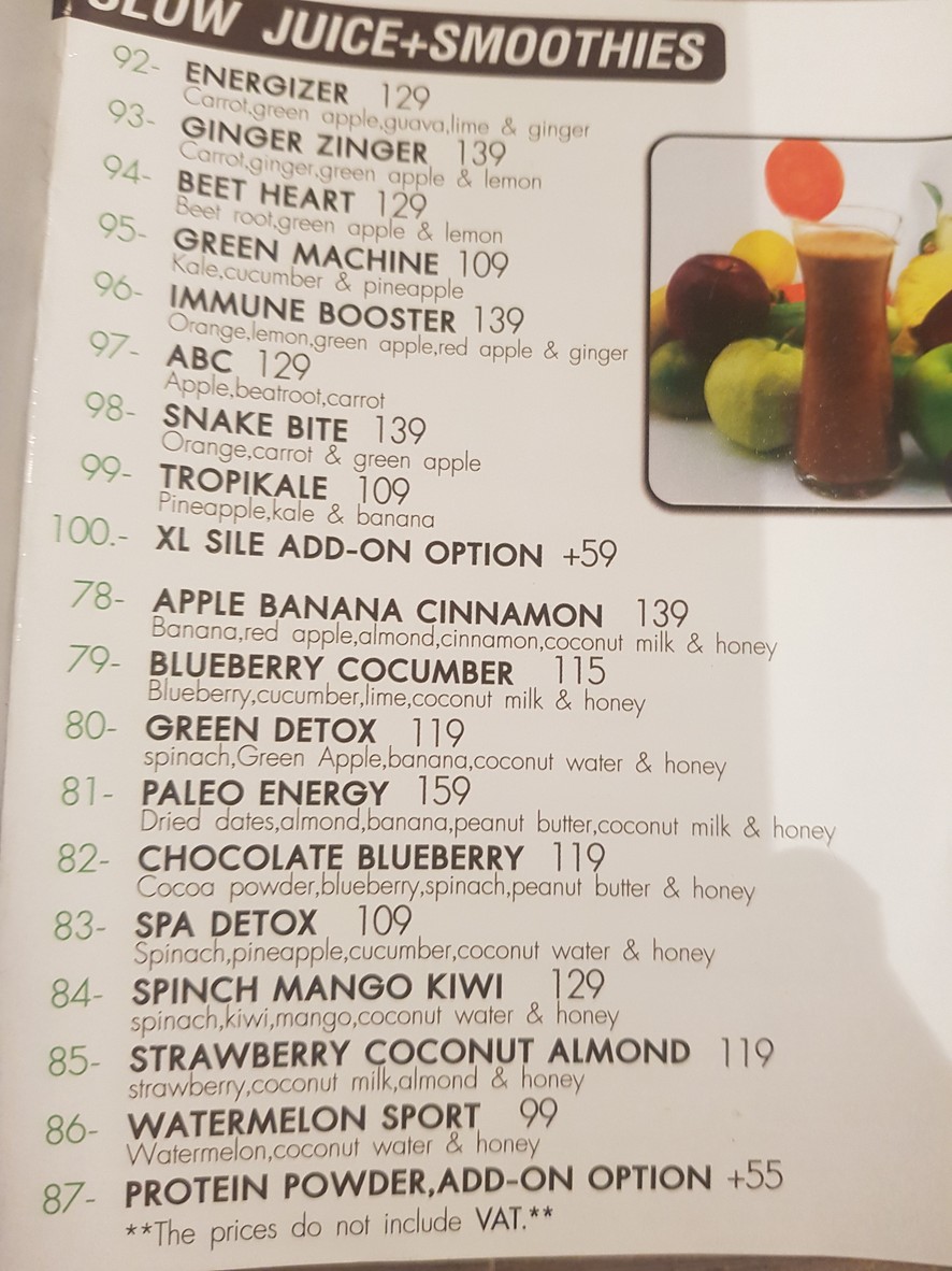 Easy Health Asoke menu 4