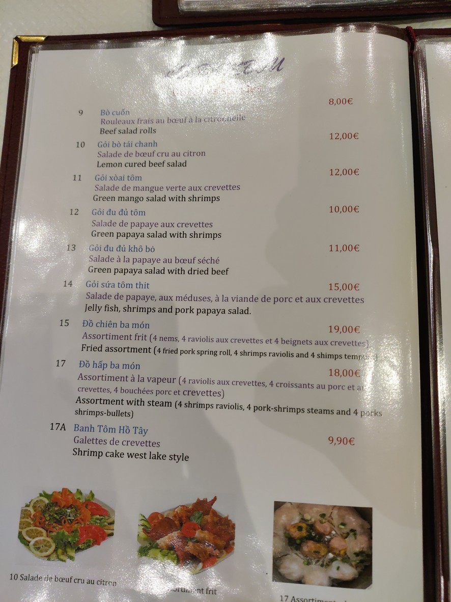Bamboo Restaurant menu 2