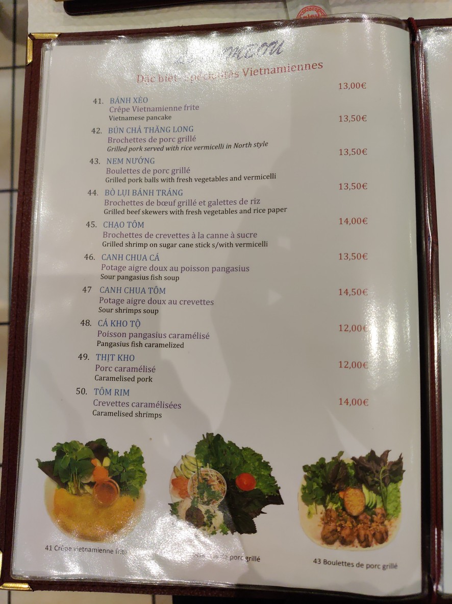 Bamboo Restaurant menu 4