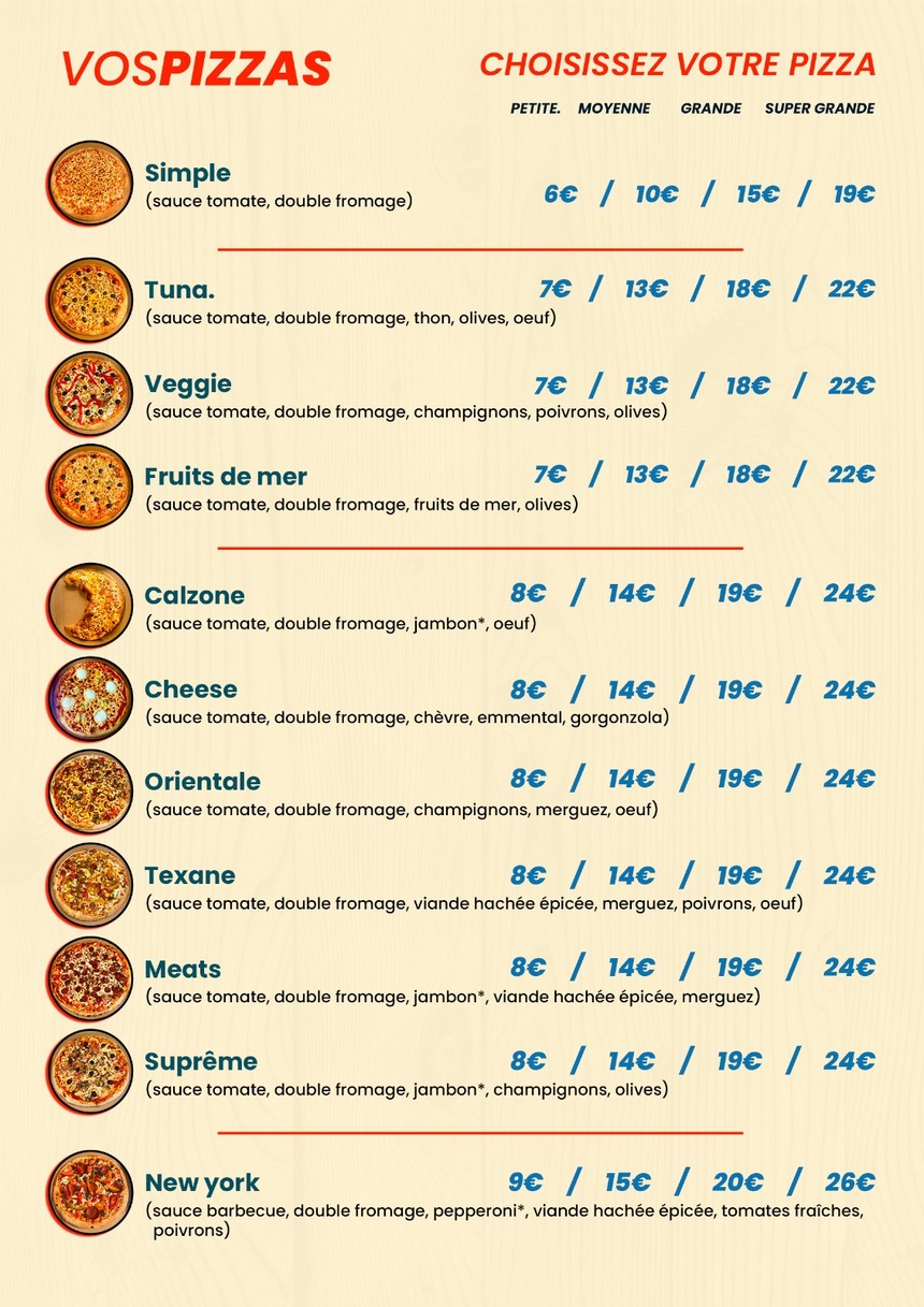 World pizza menu 3