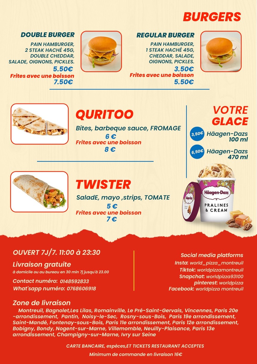 World pizza menu 5