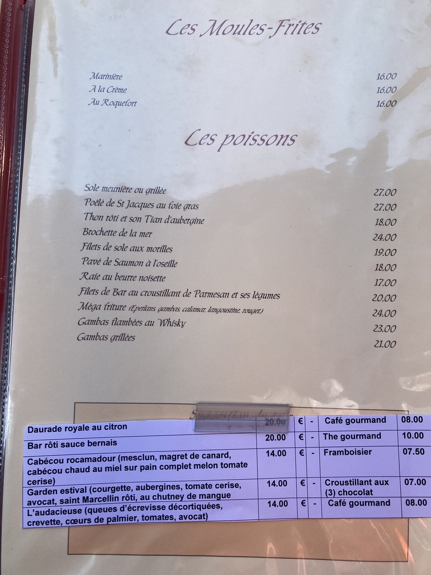 Restaurant Filippo menu 4